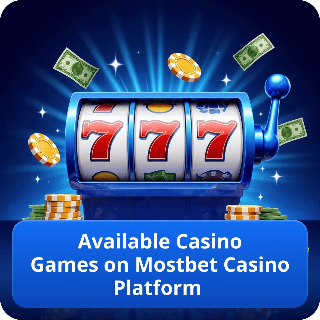 Available Casino Games on Mostbet Casino Platform